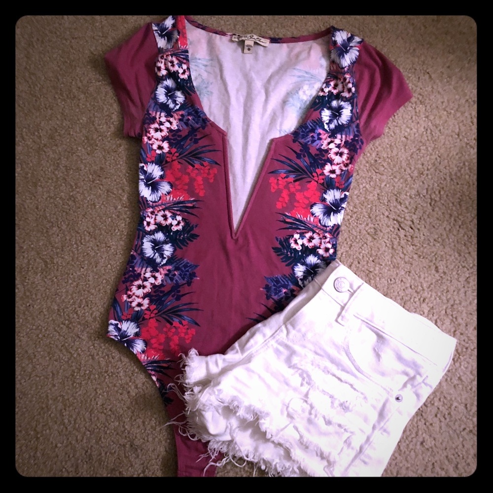 Floral Body Suit.